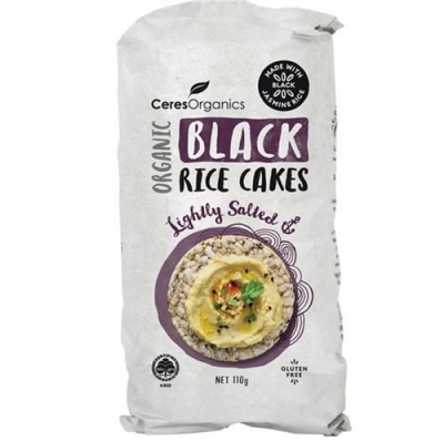 Ceres Organic Black Ric Cakes 110g