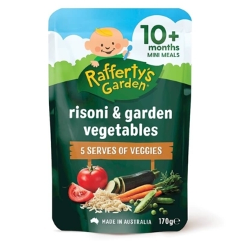 Rafferty's Garden Risoni & Garden Vegetables Pouch 10+ Months 170g