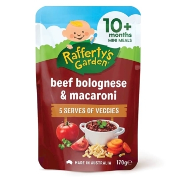 Rafferty's Garden Beef Bolognese & Macaroni Pouch 10+ Months 170g