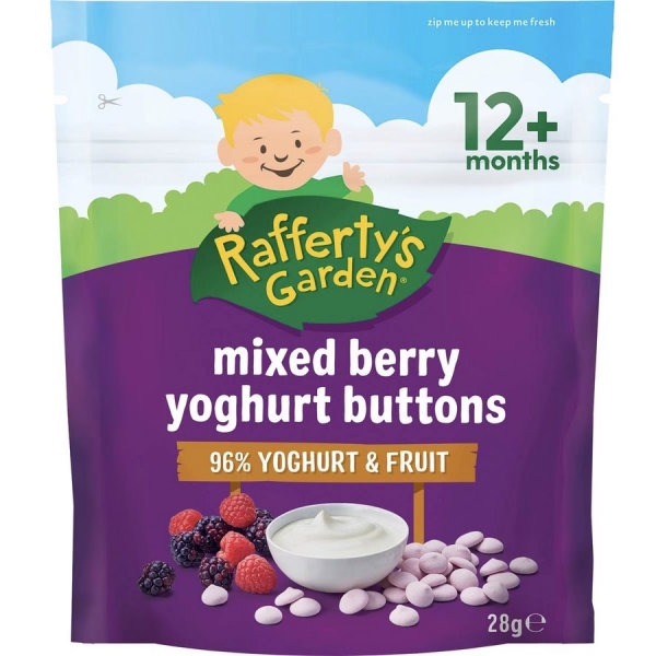 Rafferty's Garden Yoghurt Buttons Mixed Berry 28g