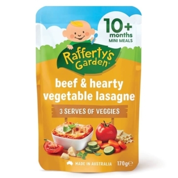 Rafferty's Garden Beef & Hearty Vegetable Lasagne Pouch 10+ Months 170g