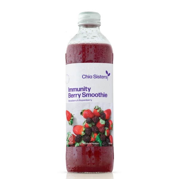 Chia Sisters Smoothie Immunity Berry 350ml