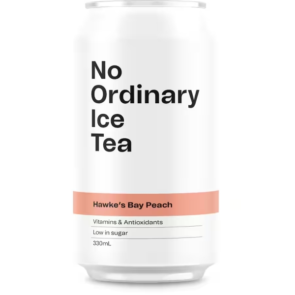 No Ordinary Iced Tea Peach 330ml