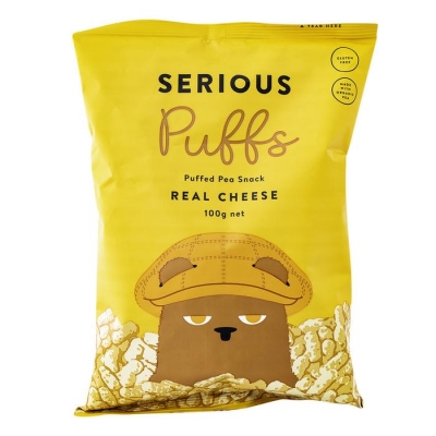 Serious Puffs Organic Real Cheese 100g