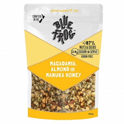 Blue Frog Keto Cereal Macadamia Almond & Manuka Honey 350g