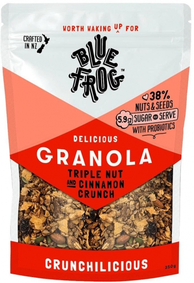 Blue Frog Granola Triple Nut & Cinnamon Crunch 350g