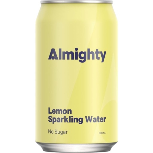 Almighty Sparkling Water Lemon 330ml