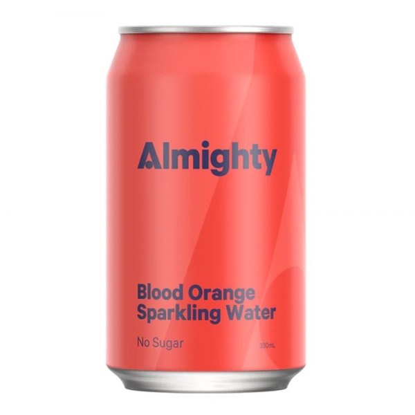 Almighty Sparkling Water Blood Orange 330ml