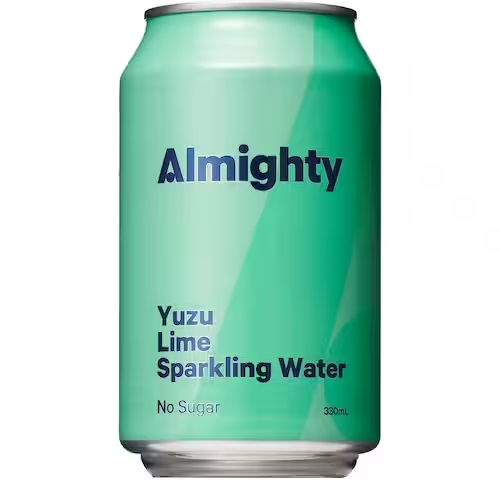 Almighty Sparkling Water Yuzu & Lime 330ml