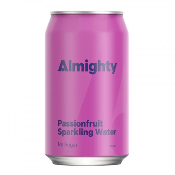 Almighty Sparkling Water Passionfruit 330ml