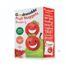 Goodness Me Fruit Nuggets Strawberry 8 Pack 120g