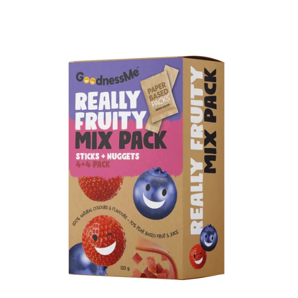 Goodness Me Fruit Nuggets & Stick Mix 8 Pack 120g