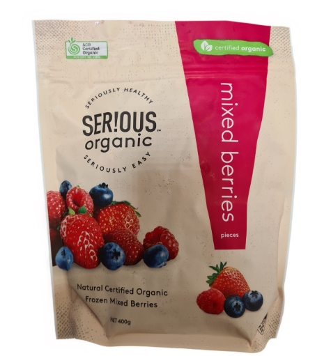 Serious Organic Frozen Mixed Berries 400g