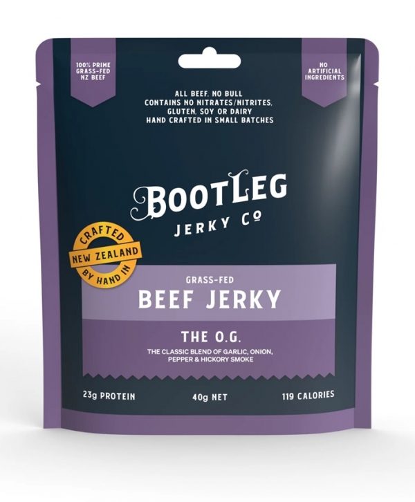 Bootleg Jerky Co Grass Fed Beef Jerky The OG 80g