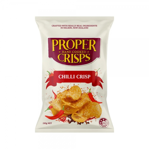 Proper Crisps Chilli 150g