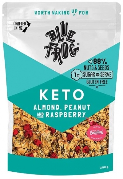 Blue Frog Keto Cereal Almond Peanut & Raspberry 300g