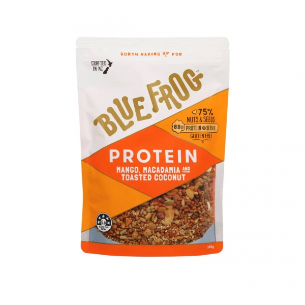 Blue Frog Protein Cereal Mango, Macadamia & Coconut 300g