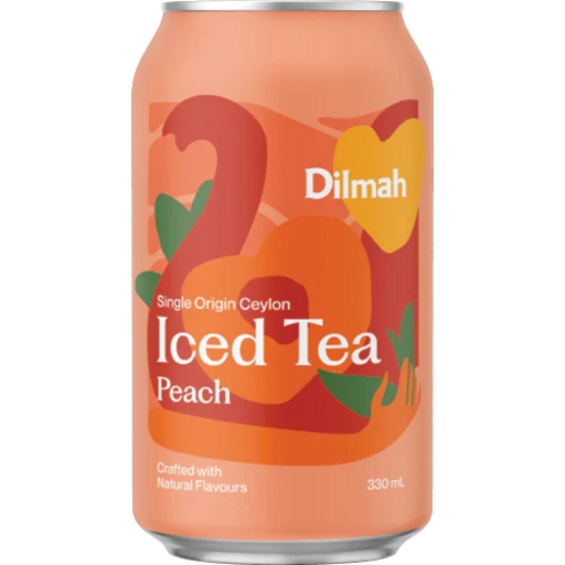 Dilmah Iced Tea Peach 330ml Can