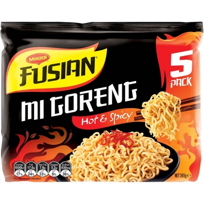 Maggi Noodle Mi Goreng Hot & Spicy 5 Pack