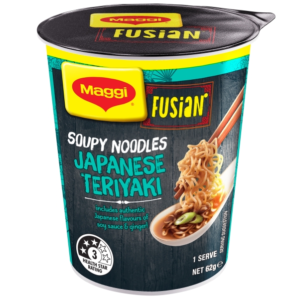 Maggi Fusian Soupy Noodle Japanese Teriyaki 62g