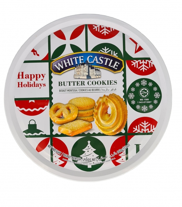 White Castle Butter Cookies Tin 340g